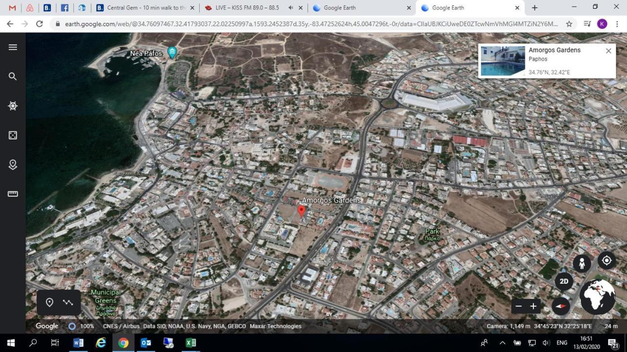 Central Gem - 10 Min Walk To The Sea, Harbor And Mall Apartment Paphos Luaran gambar